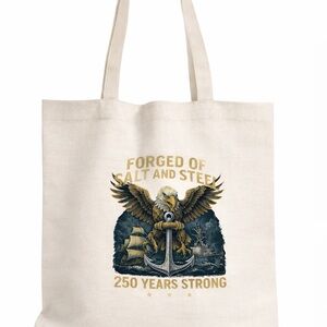 CANVAS TOTE BAG 250th Anniversary of the US CUSTOM Graphic Grocery Book Bag